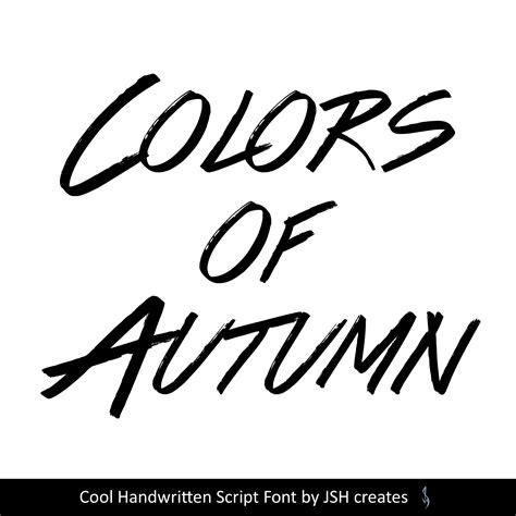 colorsofautumn font|autumn font color download.